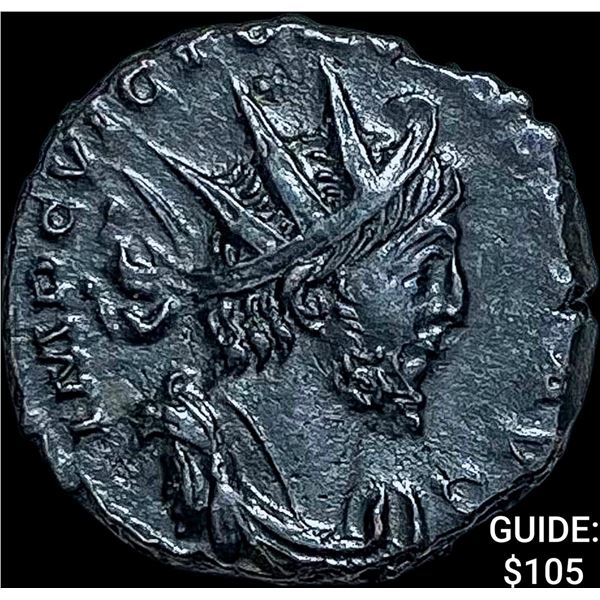 Roman Victorinus 269-271 AD Bi Dbl Denarius CHOICE AU