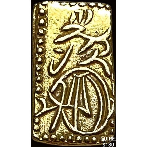 1832-1858 Japan Gold 2 Shu CLOSELY UNCIRCULATED