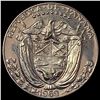 Image 2 : 1969 Panama Silver 1/4 Balboa UNCIRCULATED