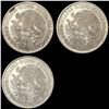 Image 2 : [3]1977-1978 Mexico Silver 100 Pesos CLOSELY UNCIRCULATED