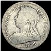 Image 1 : 1893 Great Britain Silver 1/2 Crown LIGHTLY CIRCULATED