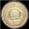 Image 1 : 1323 Iran Silver 2 Rials UNCIRCULATED
