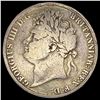 Image 2 : 1821 Great Britain Silver Crown NEARLY UNCIRCULATED