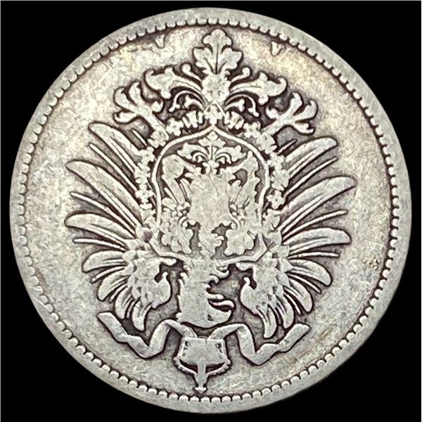1876-A Germany Silver 1 Reichsmark NEARLY UNCIRCULATED