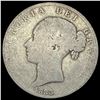 Image 1 : 1883 Great Britain Silver 1/2 Crown LIGHTLY CIRCULATED