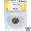 Image 1 : 1949-S Roosevelt Dime ANACS MS66 FSB