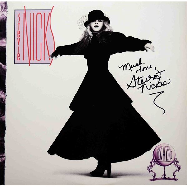 Stevie Nicks signed Rock A Little album