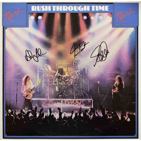 Rush signed Rush Through Time album