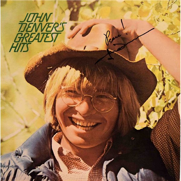 John Denver Greatest Hits signed album