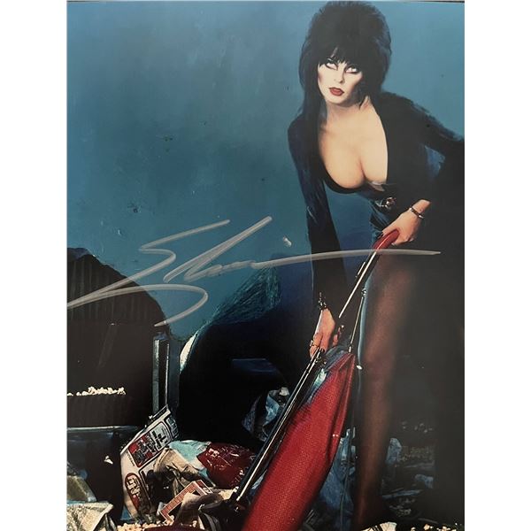 Elvira signed photo