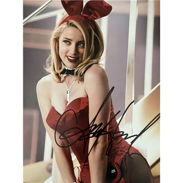 Amber Heard signed photo