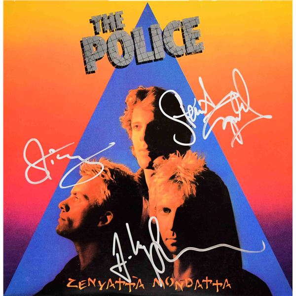 The Police signed Zenyatta Mondatta album