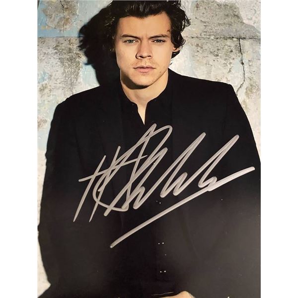 Harry Styles signed photo