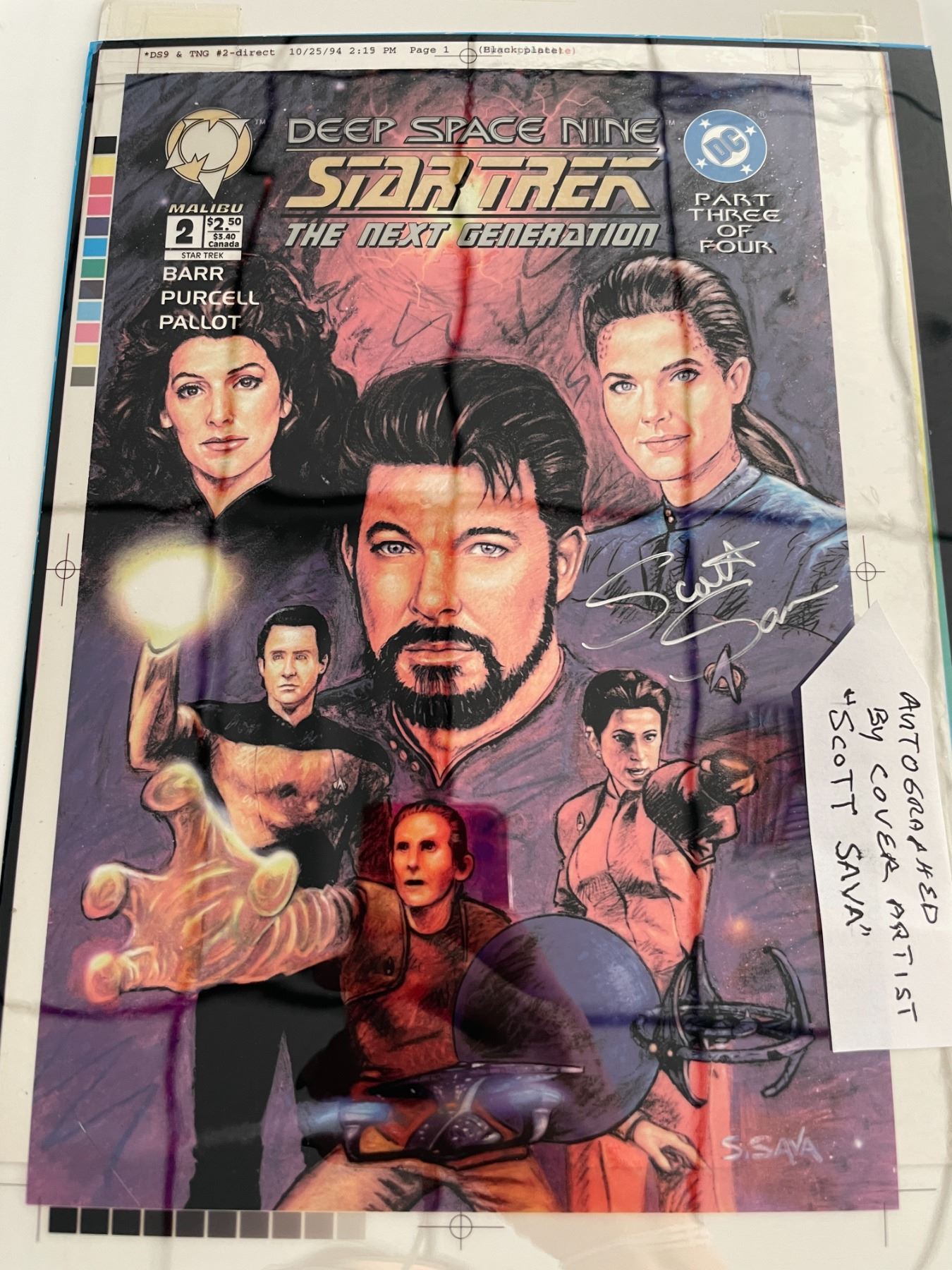 Star Trek: The Next Generation color keys overlay