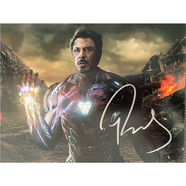 Iron Man Robert Downey Jr. signed photo