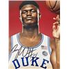 Image 1 : Duke Zion Williamson signed photo