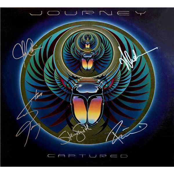 Journey signed Captured album