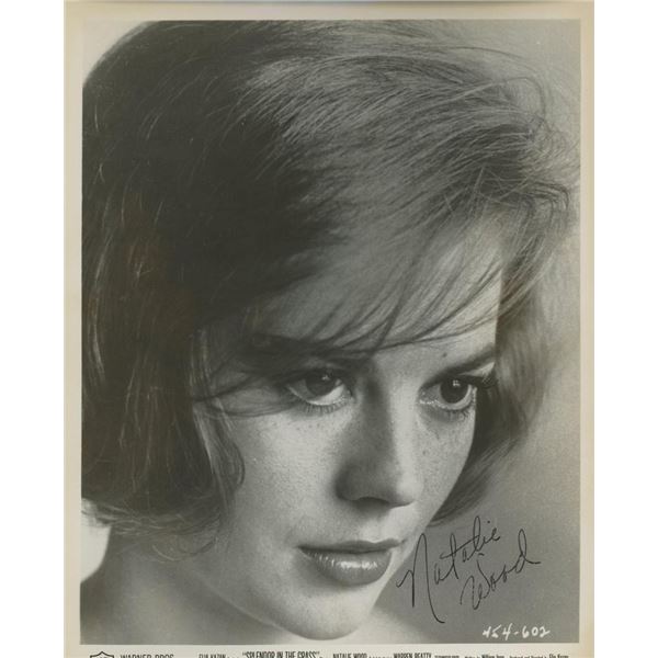 Rebel Without A Cause Natalie Wood signed photo. GFA Authenticated