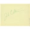 Image 1 : John Coltrane signature cut. GFA Authenticated