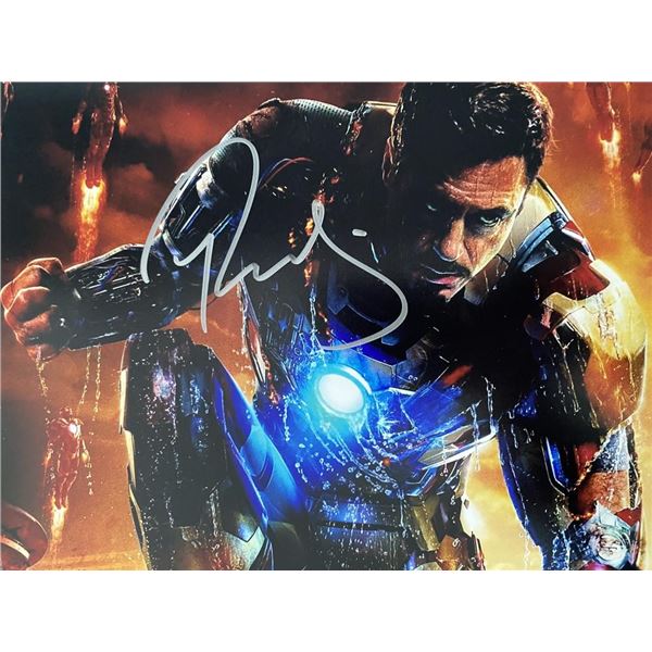 Iron Man Robert Downey Jr. signed photo