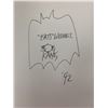 Image 1 : Bob Kane Batman hand drawn signed sketch