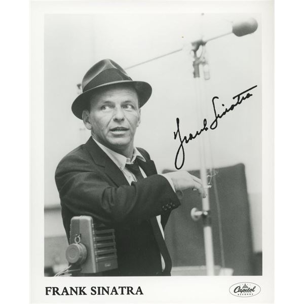 Frank Sinatra signature cut.