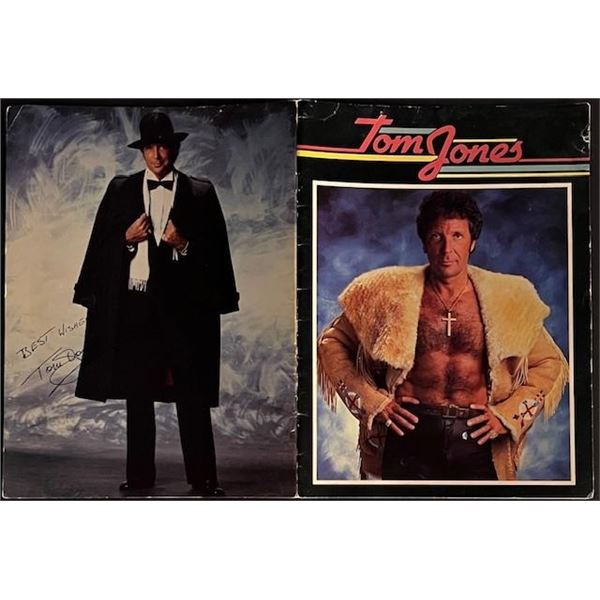 Singer Tom Jones Signed Tour Program