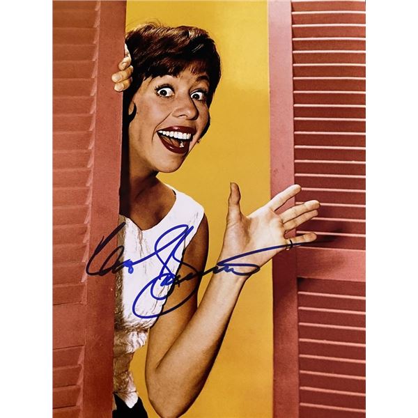 Carol Burnett signed photo