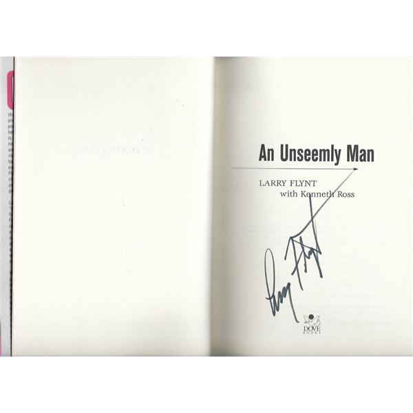 Larry Flynt signed book