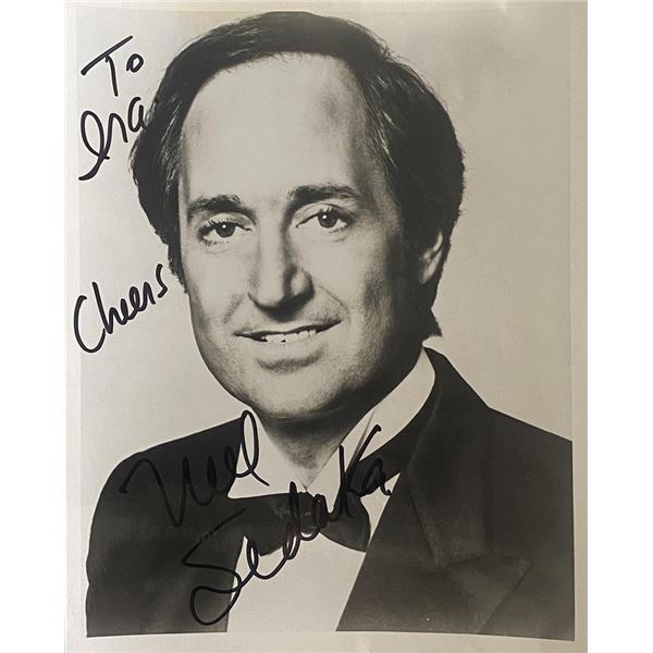 Pop singer Neil Sedaka signed photo