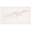 Image 1 : George Harrison signature cut