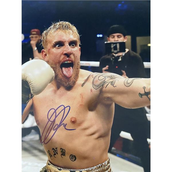 Jake Paul signed photo
