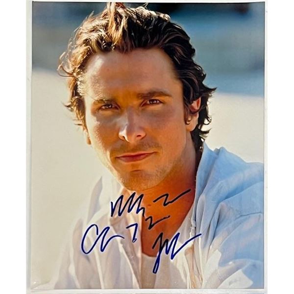 Christian Bale Signed Photo