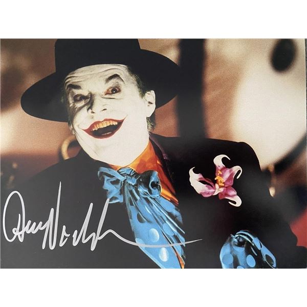 The Joker Jack Nicholson signed Batman movie photo