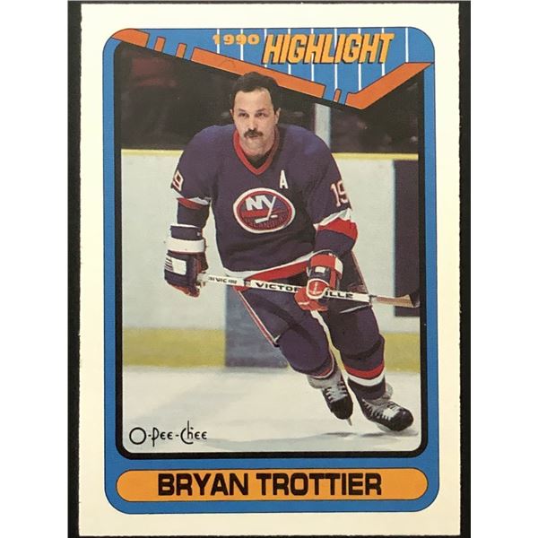 1990-91 O-PEE-CHEE BRYAN TROTTIER (HOF)