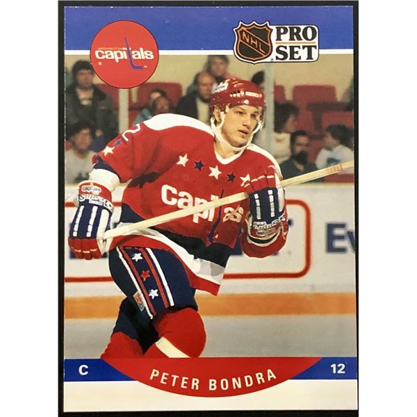 1990-91 PRO SET PETER BONDRA ROOKIE CARD