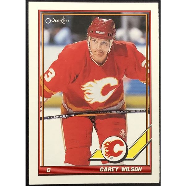 1991-92 O-PEE-CHEE CAREY WILSON