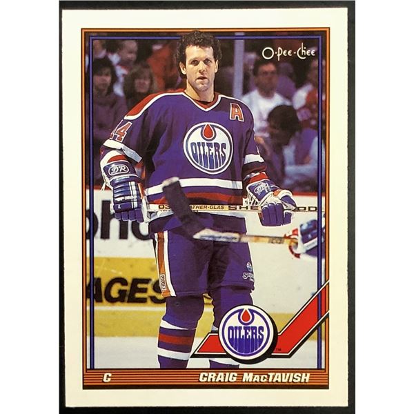 1991-92 O-PEE-CHEE CRAIG MacTAVISH