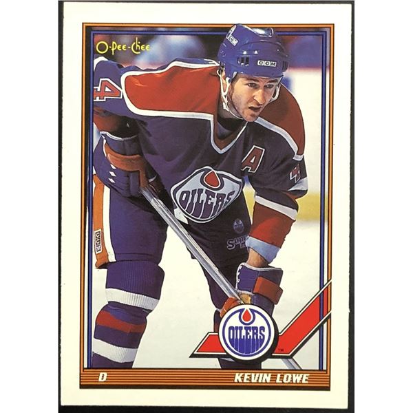 1991-92 O-PEE-CHEE KEVIN LOWE (HOF)