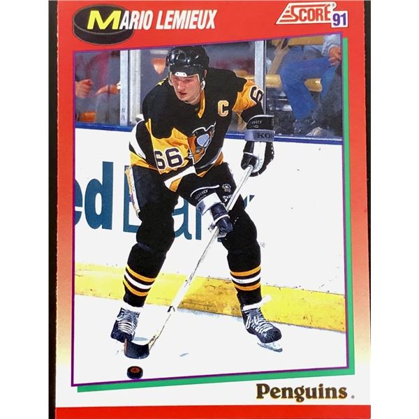 1991-92 SCORE MARIO LEMIEUX (HOF)