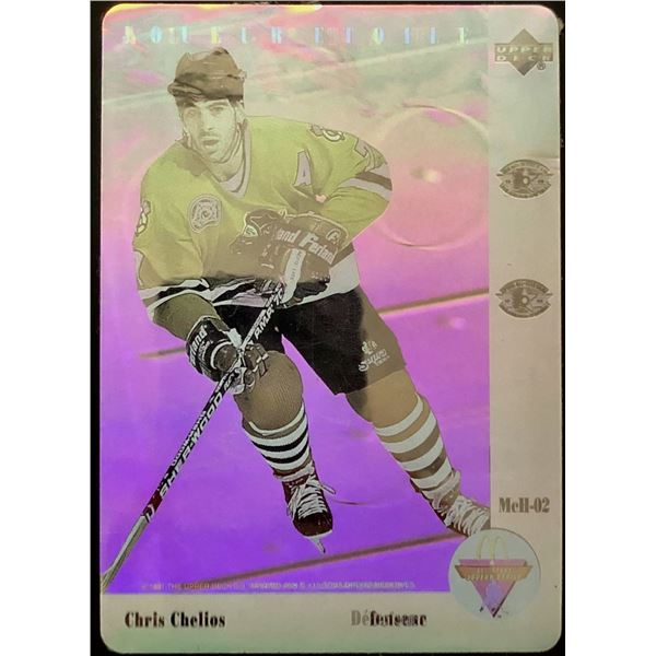 1991-92 UPPER DECK CHRIS CHELIOS (HOF) HOLOGRAM