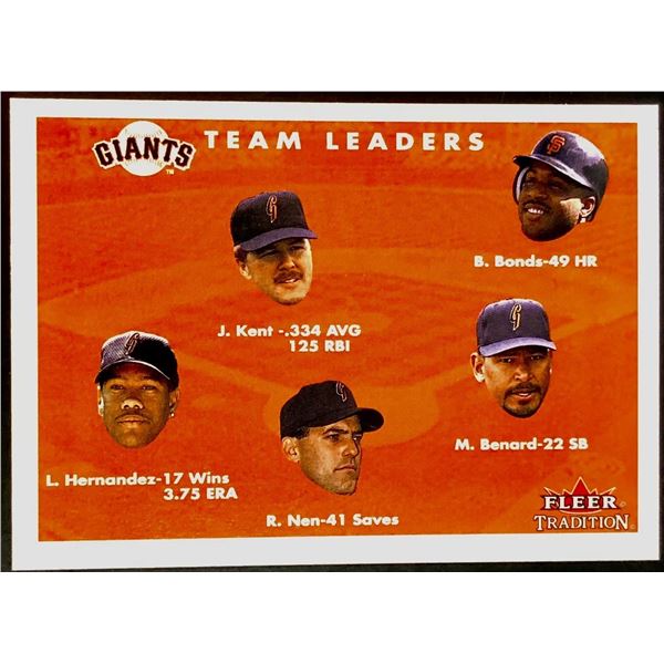 2001 FLEER BARRY BONDS