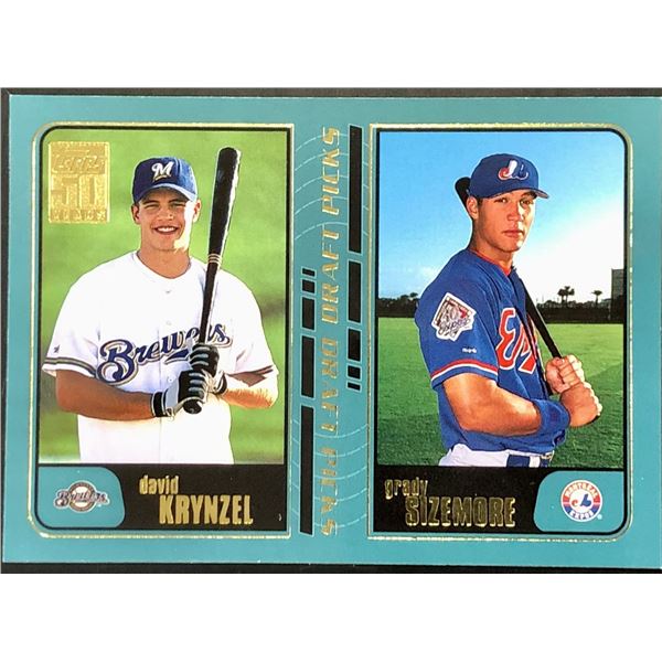 2001 TOPPS GRADY SIZEMORE ROOKIE CARD