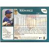 Image 2 : 2001 TOPPS MANNY RAMIREZ (HOF)