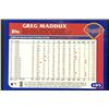 Image 2 : 2003 TOPPS GREG MADDUX (HOF)