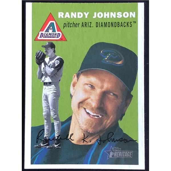 2003 TOPPS HERITAGE RANDY JOHNSON (HOF)