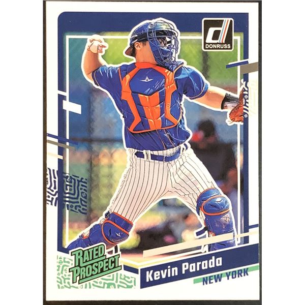 2023 DONRUSS KEVIN PARADA ROOKIE CARD