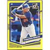 2023 DONRUSS YELLOW PARALLEL FRANCISCO ALVAREZ ROOKIE CARD
