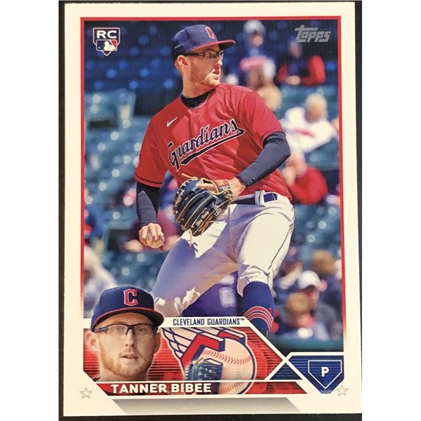 2023 TOPPS TANNER BIBEE ROOKIE CARD