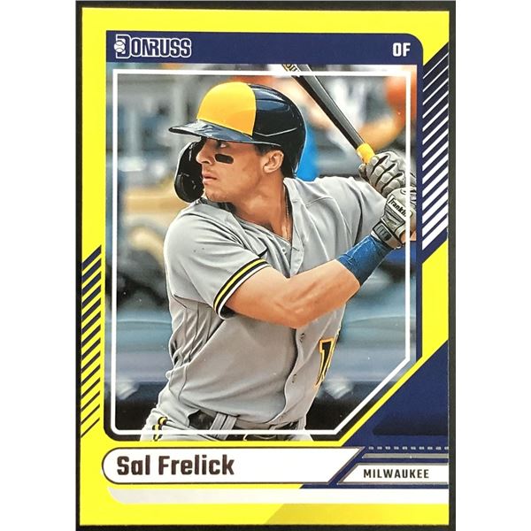 2024 DONRUSS YELLOW PARALLEL SAL FRELICK ROOKIE CARD